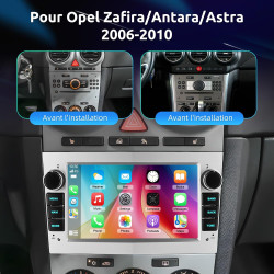 Essgoo autoradio 7 pouces android 15 pour opel corsa d/astra h/zafira b/meriva a/combo/signum – 4go ram + 64go rom, carplay & an