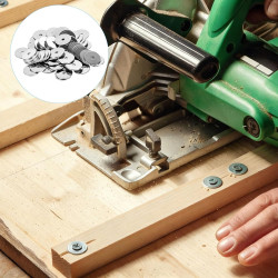 80 Pcs Rondelle M4, Rondelles Inox M4 x 25 x 1,5 mm, Assortiment de Rondelles Plates pour Boulons et Vis, Rondelle en Acier Inox