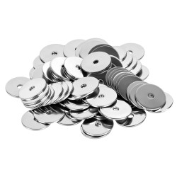 150 Pcs Rondelle M8, Rondelles Inox M8 x 20 x 1,5 mm, Assortiment de Rondelles Plates pour Boulons et Vis, Rondelle en Acier Ino