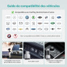 OTTOCAST Mini Nova, Adaptateur 2 en 1 CarPlay Sans Fil et Android Auto Version Améliorée 2026 pour Téléphones iOS et Android, Co