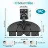 Support Carplay Fente CD pour Carplay, Universel Car CD Player Mount Adaptateur Boule 17 Mm Support CD Slot Amovible 360° Suppor