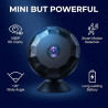 Caméra Espion Mini WiFi Caméras de Sécurité, Rechargeable cachée WiFi sans Fil Micro Nanny Cam avec Détection de Mouvement, Conn
