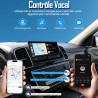 Autoradio 1 din, carplay voiture & android auto sans fil, poste radio bleutooth main libre, écran tactile, navigation gps, contr