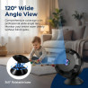 Caméra Espion Mini WiFi Caméras de Sécurité, Rechargeable cachée WiFi sans Fil Micro Nanny Cam avec Détection de Mouvement, Conn