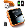 Syachi adaptateur sans fil carplay & android auto 2026, adaptateur carplay sans fil pour iphone et android avec usb-a/type-c, co
