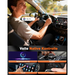 Syachi adaptateur sans fil carplay & android auto 2026, adaptateur carplay sans fil pour iphone et android avec usb-a/type-c, co