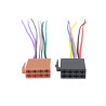 JZK Lot de 2 connecteurs ISO pour câbles audio voiture, adaptateur ISO pour faisceau câbles autoradio compatible pour VW, pour F
