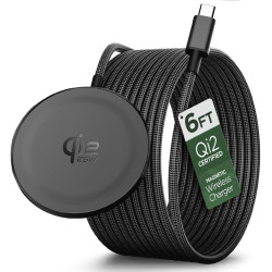 Galvanox Qi2.2 Lot de 2 chargeurs magnétiques sans fil certifiés 25 W pour Samsung [charge rapide] [corps en aluminium] pour Gal