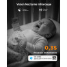 Lot de 2 2K Camera Surveillance WiFi Interieur, 360° PTZ, 5G/2,4G WiFi, Suivi Auto, Mode Privé, Vision Nocturne, Audio Bidirecti