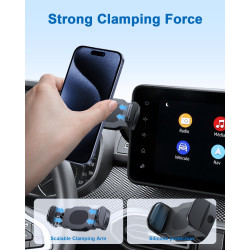 Support de téléphone portable compatible avec Dacia Sandero 3 / Dacia Jogger/Dacia Logan 3 2021-2026, support téléphone, support