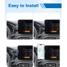 Support de téléphone portable compatible avec Dacia Sandero 3 / Dacia Jogger/Dacia Logan 3 2021-2026, support téléphone, support