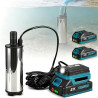 Pompe à eau sans fil, pompe à baril, pompe à eau avec batterie, pompe à eau 18 V, 80-150 l/min, 60 W, pour pompes de nettoyage, 