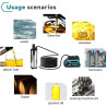Pompe à eau sans fil, pompe à baril, pompe à eau avec batterie, pompe à eau 18 V, 80-150 l/min, 60 W, pour pompes de nettoyage, 