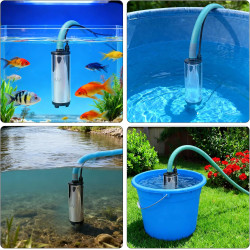 Pompe à eau sans fil, pompe à baril, pompe à eau avec batterie, pompe à eau 18 V, 80-150 l/min, 60 W, pour pompes de nettoyage, 
