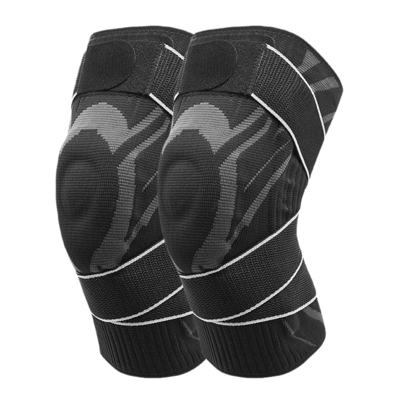 flexi pro genouillère, genouillère travail compression 360 sans sangle, chantier stabilisation gel ressort, protection genou bat