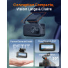 70mai Dashcam Voiture Avant et Arrière A810 Lite , 4K Dash Cam Compatible 4G LTE WiFi 6 5GHz, Vision Nocturne HDR, Mode Stationn