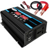 Convertisseur Onduleur 4000W,Transformateur DC 12V vers AC 200V,avec 2 Prises USB UE Et Affichage LED Onduleur Puissance,pour Ca