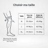 flexi pro genouillère, genouillère travail compression 360 sans sangle, chantier stabilisation gel ressort, protection genou bat