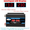 Convertisseur Onduleur 4000W,Transformateur DC 12V vers AC 200V,avec 2 Prises USB UE Et Affichage LED Onduleur Puissance,pour Ca