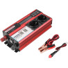 Convertisseur Onduleur 800W,Transformateur DC 12V vers AC 220V 230V,avec 4 USB Prise UE Charge,avec Affichage LED,pour Téléphone