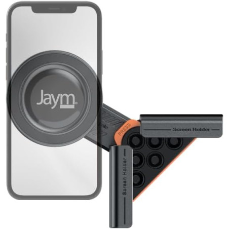 JAYM Support Téléphone Compatible avec Tesla Model 3/Y/X – Support Universel pour iPhone, Samsung, Android – sans Adhésif, Anti-