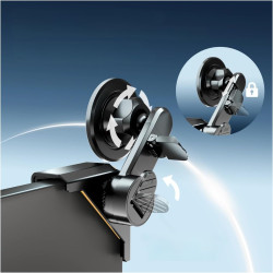 JAYM Support Téléphone Compatible avec Tesla Model 3/Y/X – Support Universel pour iPhone, Samsung, Android – sans Adhésif, Anti-