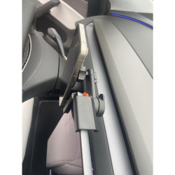 JAYM Support Téléphone Compatible avec Tesla Model 3/Y/X – Support Universel pour iPhone, Samsung, Android – sans Adhésif, Anti-