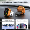 Adaptateur carplay sans fil avec câble carplay (usb vers c), mini adaptateur carplay en métal pour iphone avec ios 10+ et androi
