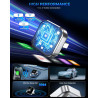 Adaptateur CarPlay sans fil avec câble CarPlay (USB vers C), mini adaptateur CarPlay en métal pour iPhone avec iOS 10+ et Androi