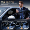 2026 mini adaptateur carplay sans fil 2 en 1 pour apple carplay/android auto avec usb-c/usb-a, plug & play, bleutooth/wifi, conn