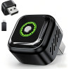 Adaptateur CarPlay Android Auto Sans Fil: 2 en 1 Adaptateur Compatible Voiture Filaire d'Origine — Dongle Plug & Play USB Natif 