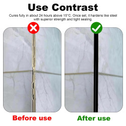 Mastic Époxy 200g Bi-Composant, Imperméable Pâte Epoxy pour Sculpture Modélisation, Collage & Réparation, Compatible avec Plasti