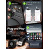 Adaptateur CarPlay Android Auto Sans Fil: 2 en 1 Adaptateur Compatible Voiture Filaire d'Origine — Dongle Plug & Play USB Natif 