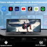 Écran CarPlay sans Fil 11,26" compatible avec Apple CarPlay & Android Auto,Autoradio avec Netflix,Prime Video,Disney+ Intégrés,C