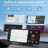 Écran CarPlay sans Fil 11,26" compatible avec Apple CarPlay & Android Auto,Autoradio avec Netflix,Prime Video,Disney+ Intégrés,C