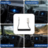 Adaptateur bleutooth jack 6.0 pour voiture, récepteur bleutooth auxiliaire 3.5mm avec micro intégré pour kit main libre, prise b