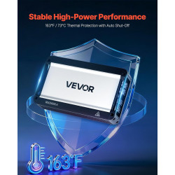 VEVOR Amplificateur Audio Voiture, Ampli de Puissance à 4 Canaux Pontables pour Subwoofer, Classe D à Gamme Complète, Amplificat