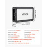 VEVOR Amplificateur Audio Voiture, Ampli de Puissance à 4 Canaux Pontables pour Subwoofer, Classe D à Gamme Complète, Amplificat