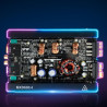 VEVOR Amplificateur Audio Voiture, Ampli de Puissance à 4 Canaux Pontables pour Subwoofer, Classe D à Gamme Complète, Amplificat