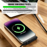 Adaptateur Support Téléphone avec Connecteur Type-C, Handyhalterung Mains Libres pour Smartphone, Ajoute Une Fonction Support à 