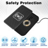 15 W Chargeur de Voiture sans Fil Tapis de Chargement Rapide sans Fil QI pour Voiture Tapis de Charge Rapide antidérapant avec U