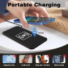 15 W Chargeur de Voiture sans Fil Tapis de Chargement Rapide sans Fil QI pour Voiture Tapis de Charge Rapide antidérapant avec U