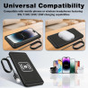 15 W Chargeur de Voiture sans Fil Tapis de Chargement Rapide sans Fil QI pour Voiture Tapis de Charge Rapide antidérapant avec U