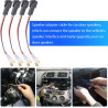 4 Pièces Câbles Adaptateur Faisceau Cosse Connecteurs Fiche pour Haut-parleurs Compatible avec Renault Opel Astra Seat Skoda Vol