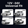 toocki Chargeur Voiture 105W, 4 en 1 Adaptateur Allume Cigare avec 2 Câbles USB-C Rétractables, Bloc PD45W & QC3.0, Charge Rapid