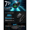 Chargeur allume-cigare USB C, PD45W & QC30W avec câble de charge de type C de 2 m pour Samsung Galaxy S26 Ultra S25 S24 A56 A55 