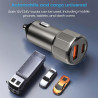 Chargeur de voiture | Double port Power Delivery 30 W Quick Charge 3.0, Chargeur de voiture | Pour téléphones portables, tablett
