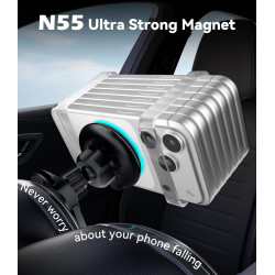CloudValley 15W Chargeur Support Telephone Voiture pour MagSafe, Compatible avec Les Modèles Mercedes-Benz Classe A/B/C/E/V/G et