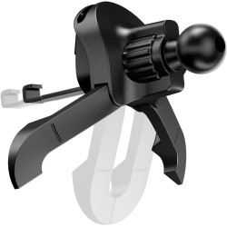 CloudValley Clip de Fixation Universel pour Grille D'AéRation avec Rotule [DiamèTre 17 Mm], Compatible avec la Plupart des Suppo