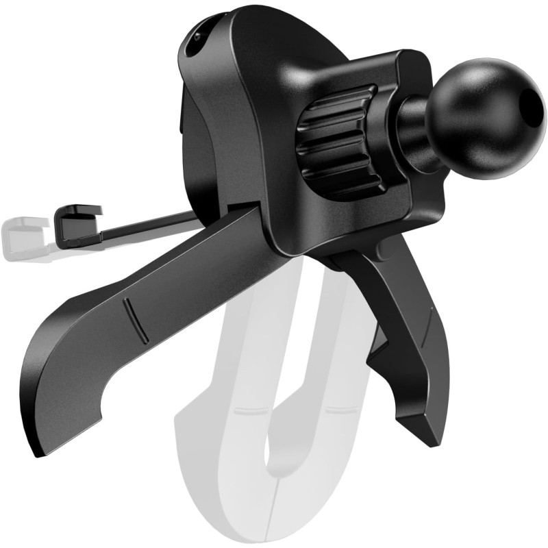 CloudValley Clip de Fixation Universel pour Grille D'AéRation avec Rotule [DiamèTre 17 Mm], Compatible avec la Plupart des Suppo